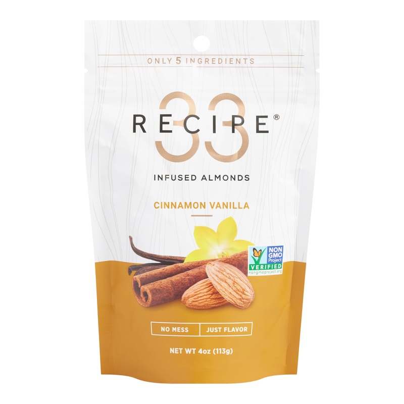 Recipe 33 Cinnamon Vanilla Infused Almonds