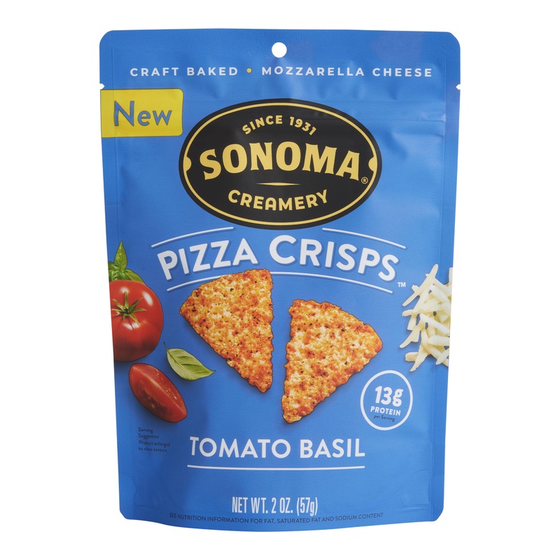 Sonoma Creamery Tomato Basil Pizza Crisps Set of 2
