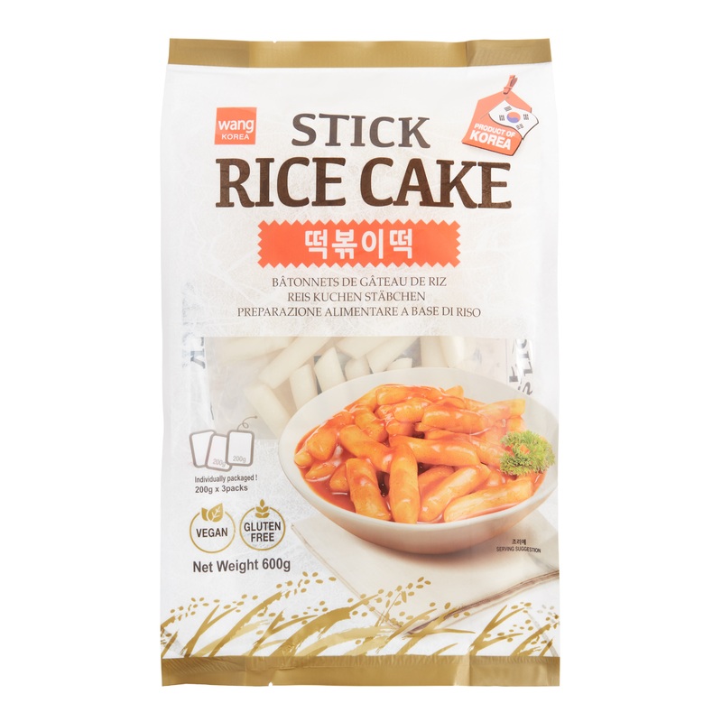 Wang Korean Rice Cake Sticks 3 Pack