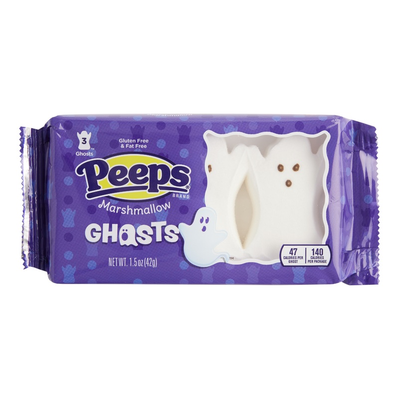 3 Pack Peeps Marshmallow Ghosts Set of 4