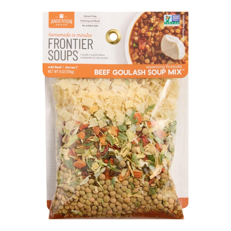 Frontier Soups Wyoming Fireside Beef Goulash Soup Mix