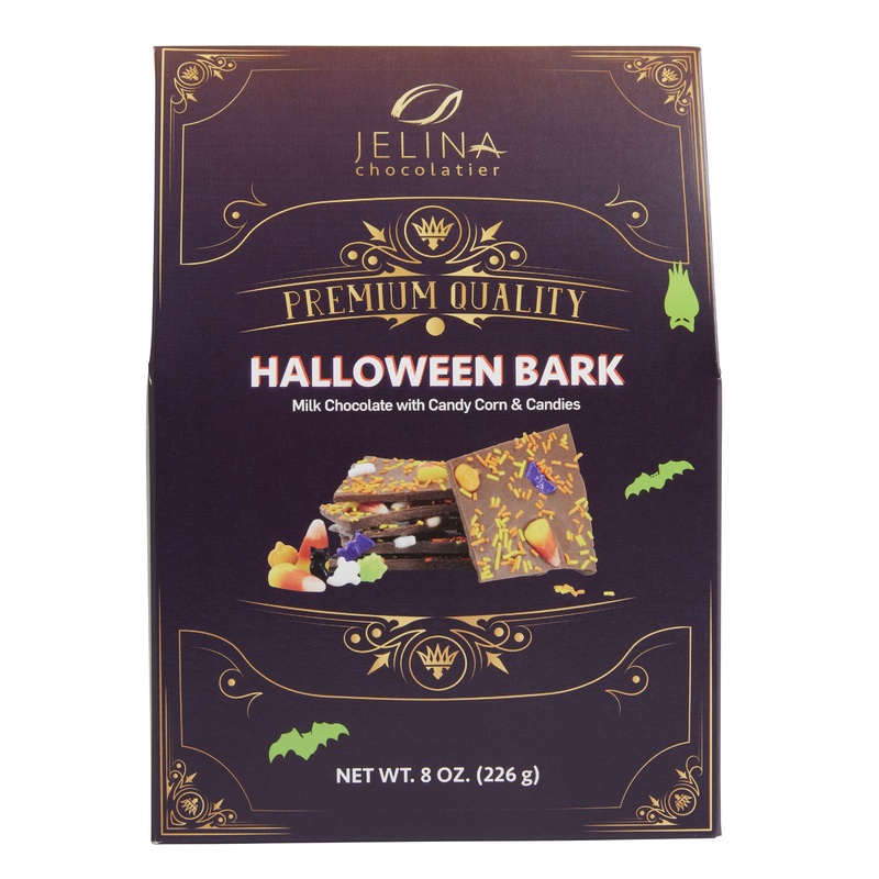 Jelina Milk Chocolate Halloween Bark