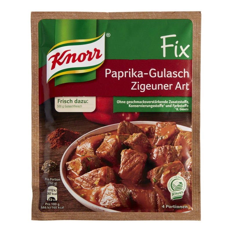 Knorr Fix Paprika Goulash Stew Mix