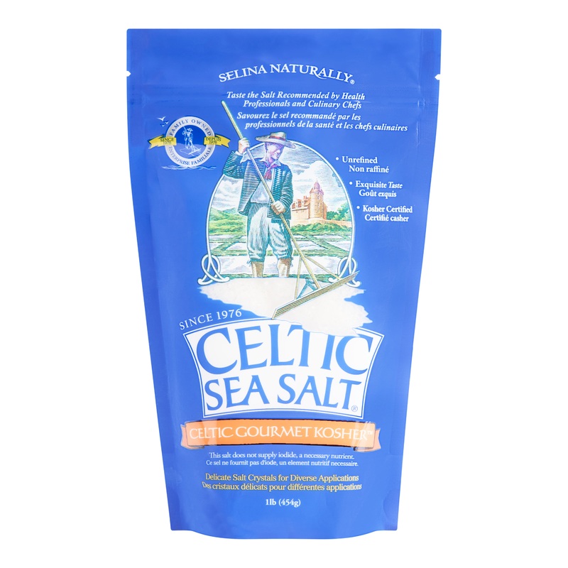 Selina Naturally Light Gray Celtic Sea Salt Bag