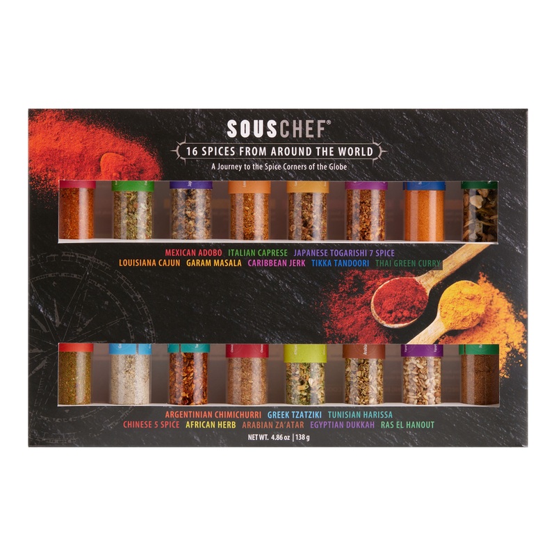 Sous Chef Spice Tube Variety Box 16 Pack