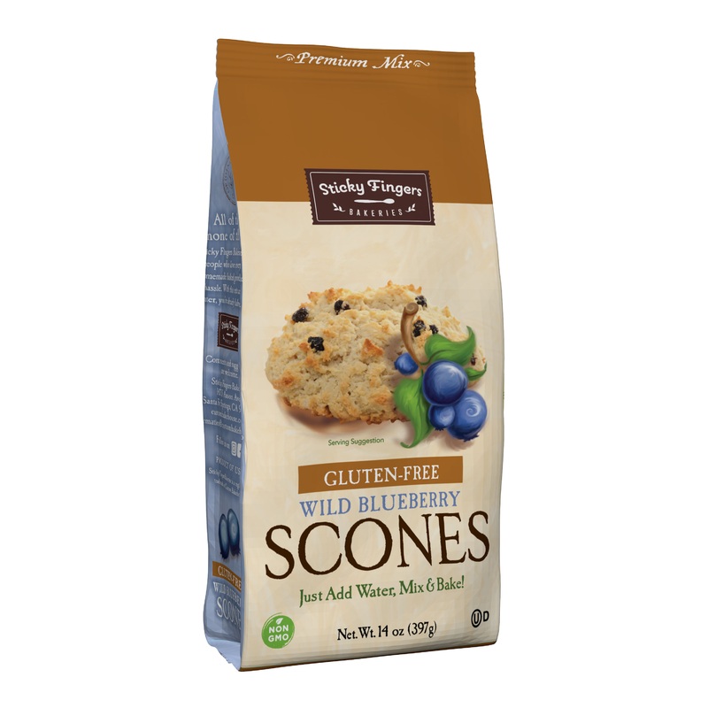 Sticky Fingers Blueberry Gluten Free Scone Mix