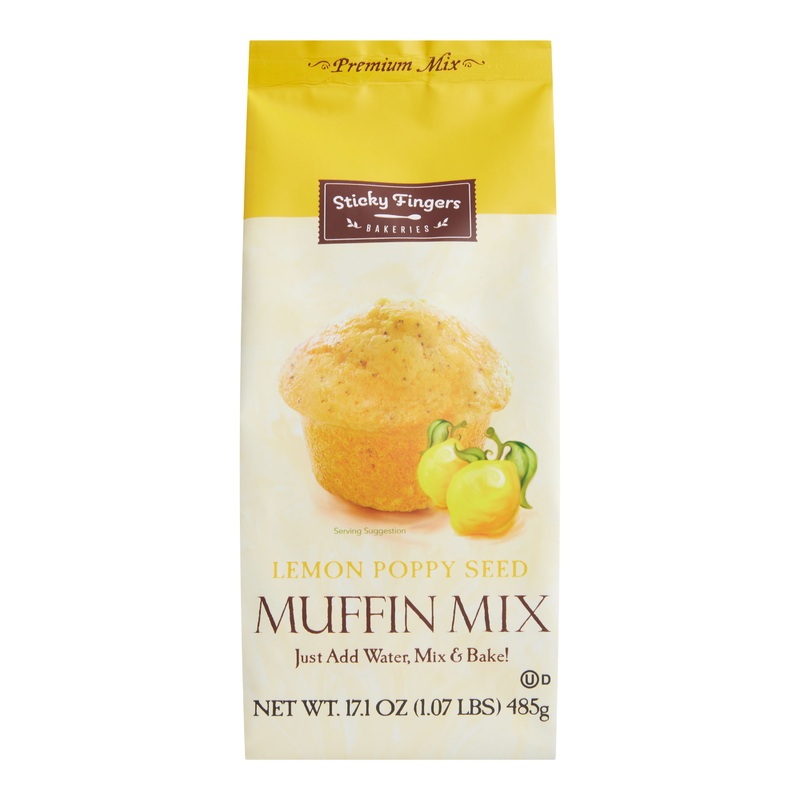 Sticky Fingers Lemon Poppyseed Muffin Mix