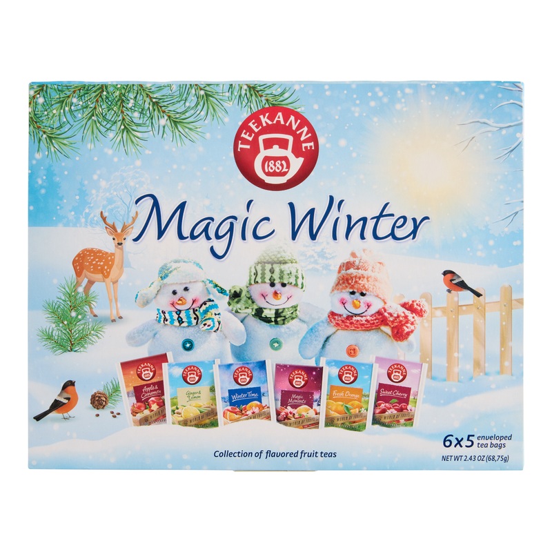 Teekanne Magic Winter Assorted Fruit Flavored Teas 30 Count