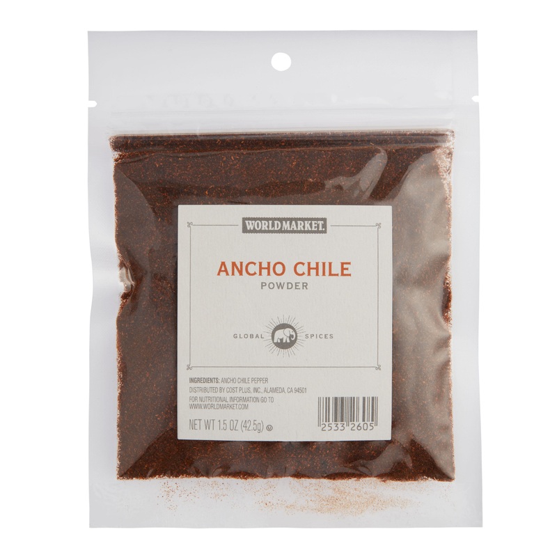 World Market Ancho Chili Pepper Spice Bag