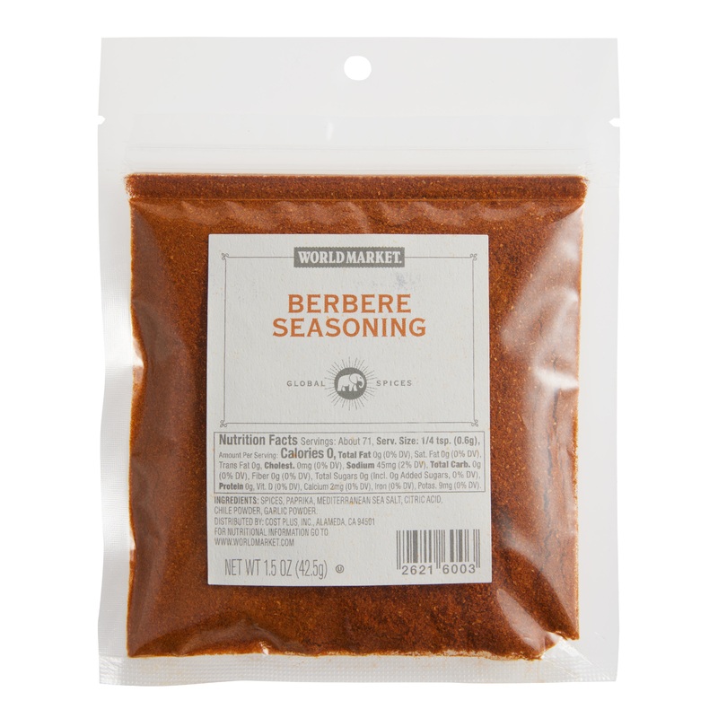World Market Berbere Seasoning Spice Bag