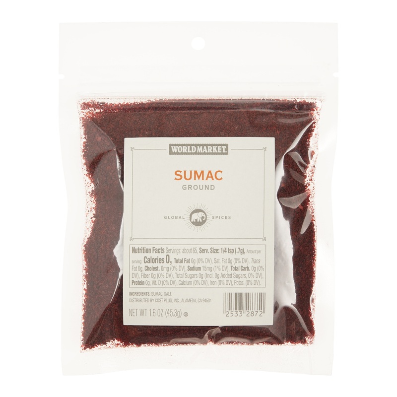 World Market Ground Sumac Spice Bag