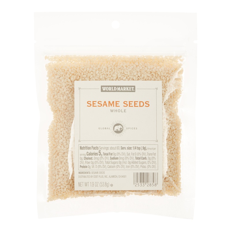 World Market Sesame Seed Spice Bag