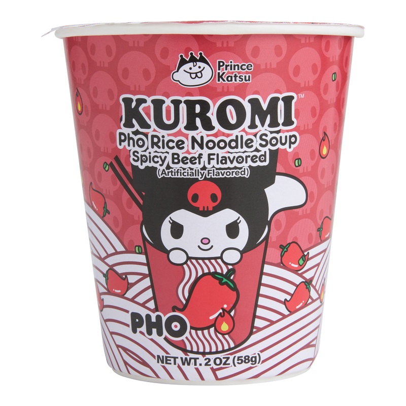 Kuromi Spicy Beef Pho Noodle Soup Cup Set of 2