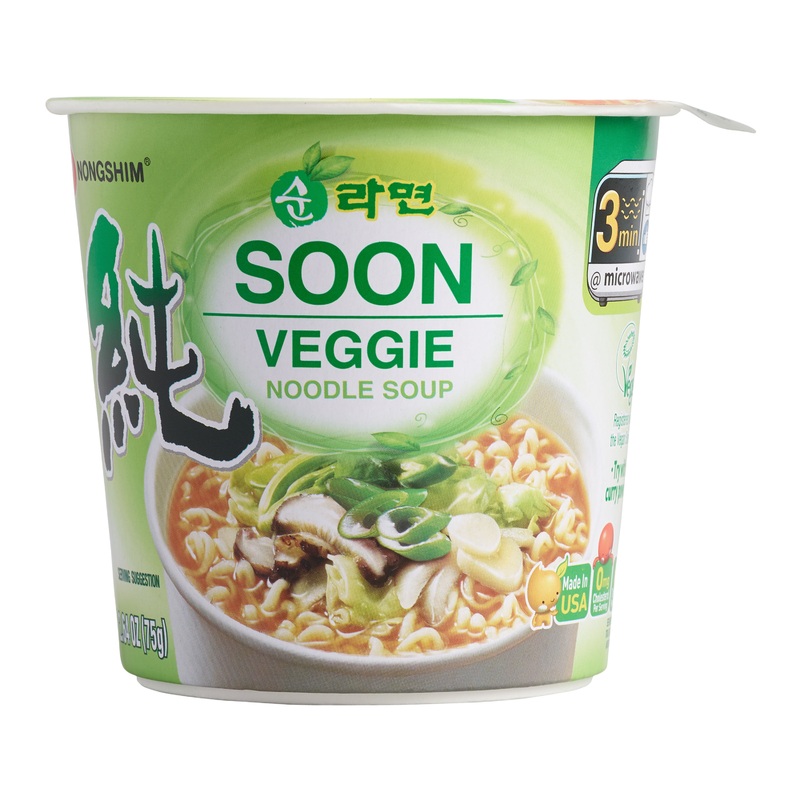 Nongshim Soon Veggie Noodle Soup Cup