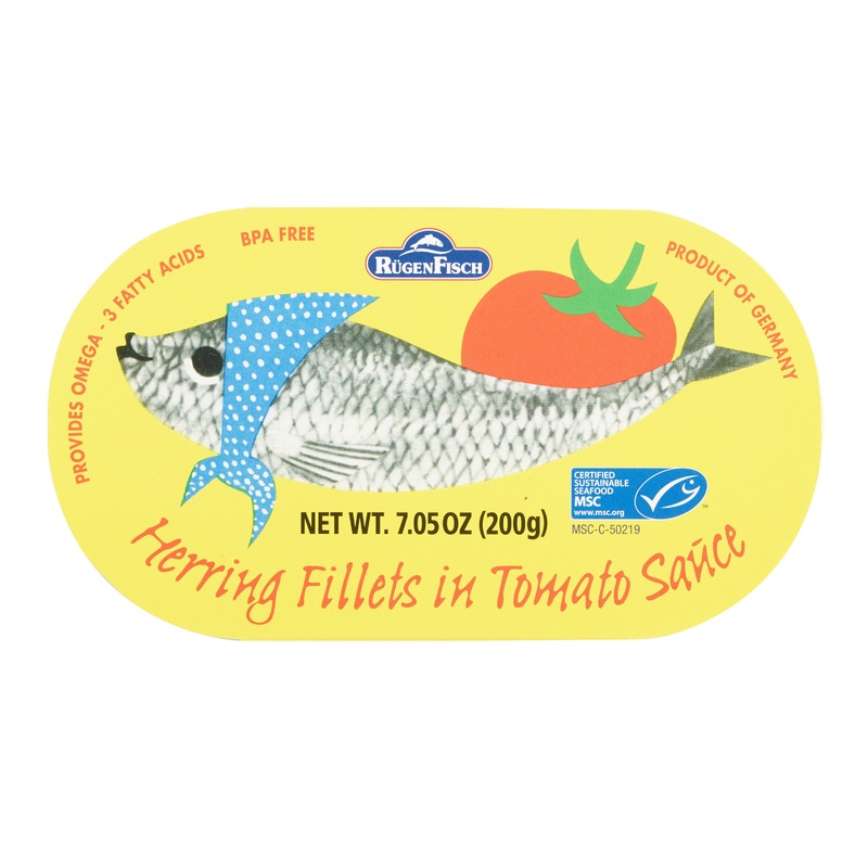 Rugen Fisch Herring Fillets in Tomato Sauce