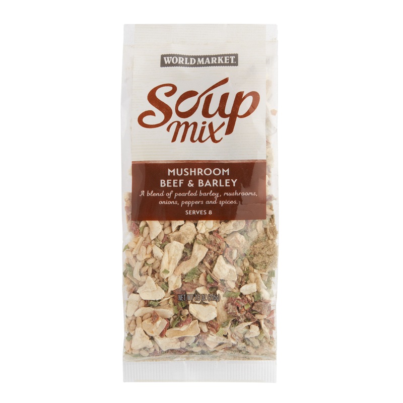 World Market Mushroom Beef Barley Soup Mix
