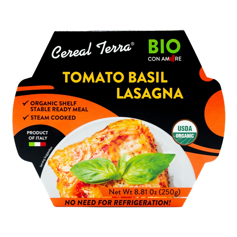 Cereal Terra Organic Tomato and Basil Lasagna