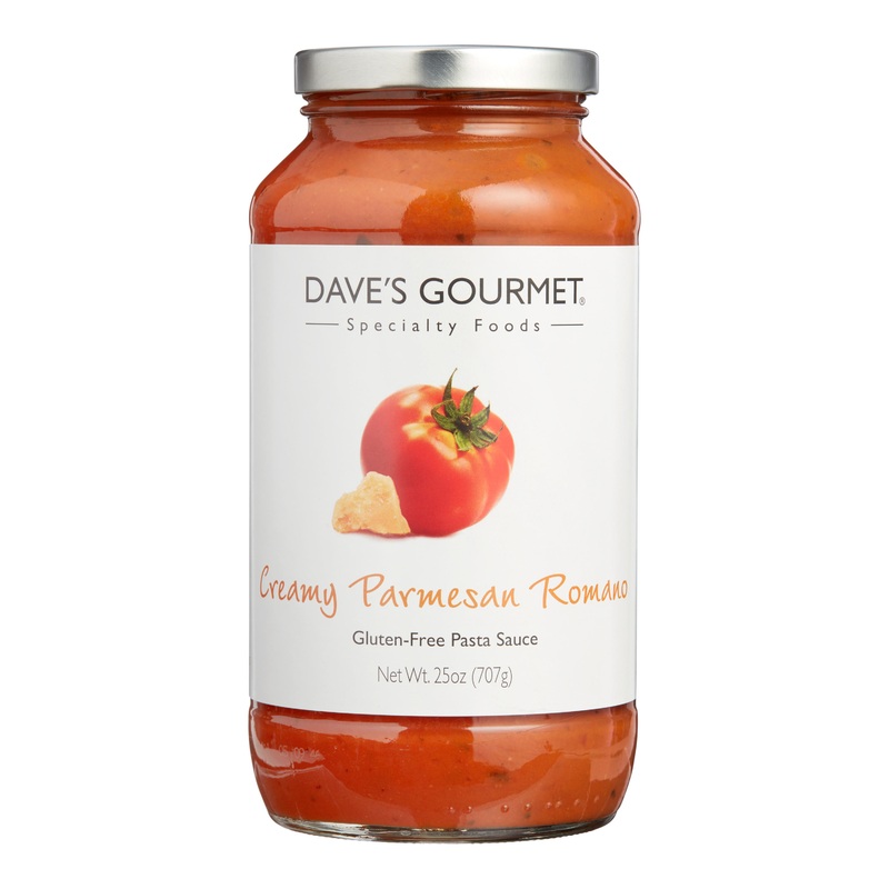 Dave’s Gourmet Creamy Parmesan Romano Pasta Sauce