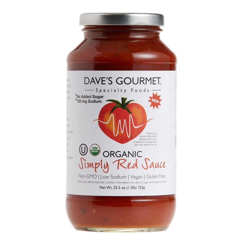 Dave’s Gourmet Organic Simply Red Pasta Sauce