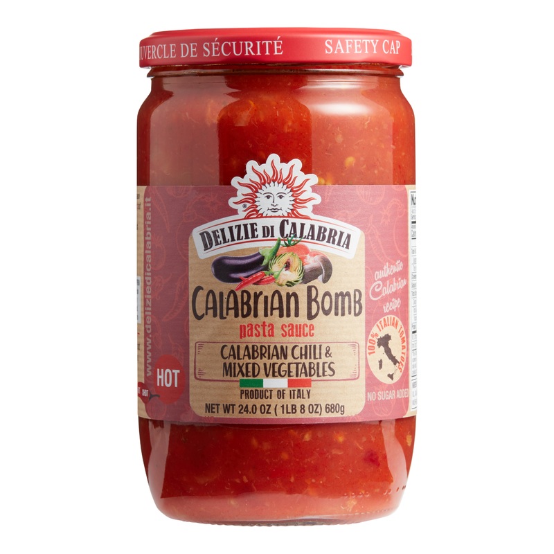 Delizie di Calabria Calabrian Bomb Pasta Sauce