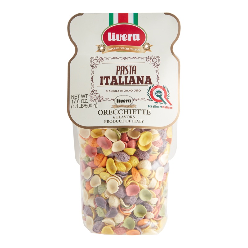 Livera Six Color Orecchiette Pasta