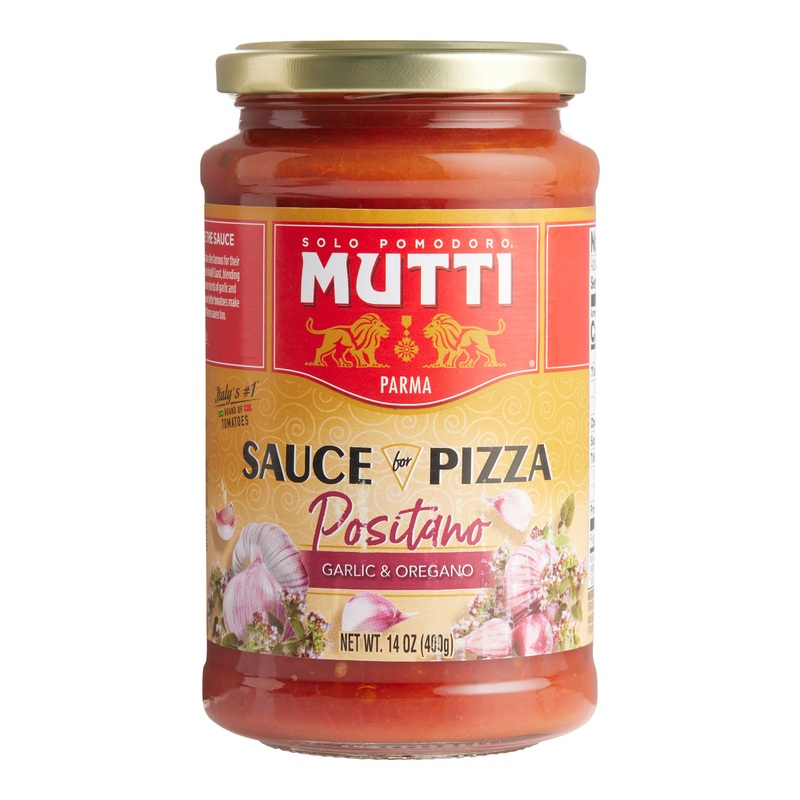 Mutti Positano Garlic and Oregano Pizza Sauce