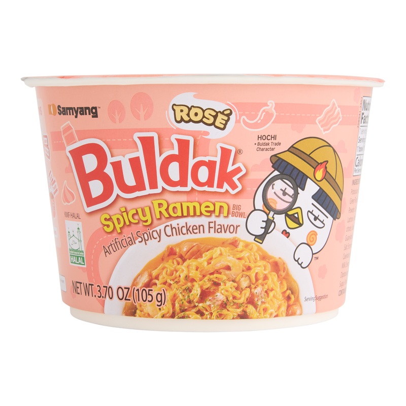 Samyang Buldak Rose Hot Chicken Ramen Bowl