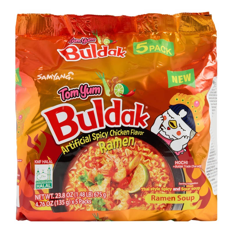 Samyang Buldak Tom Yum Ramen Noodle Soup 5 Pack