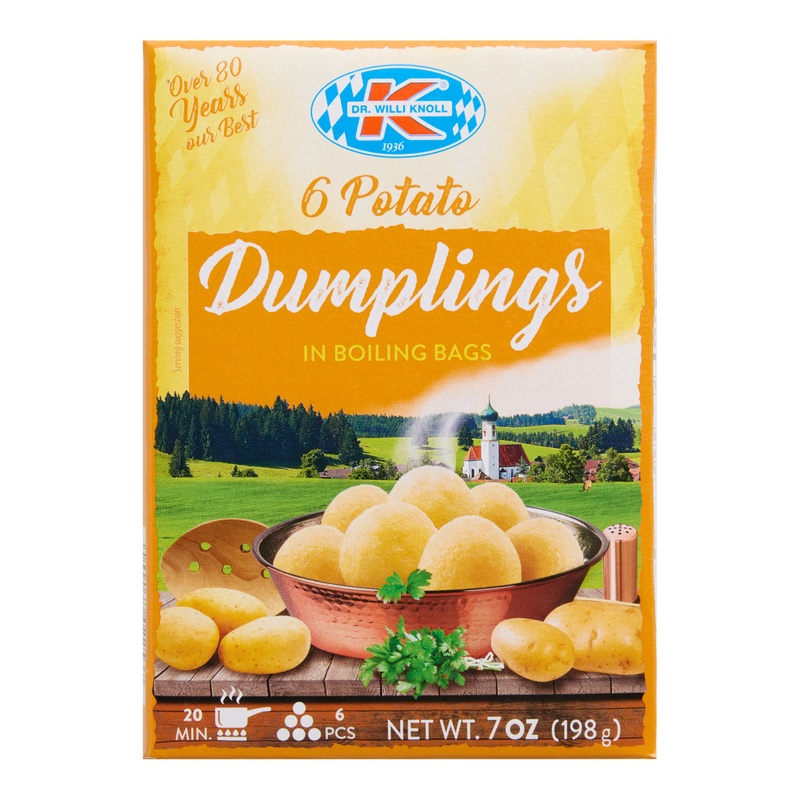 Dr Willi Knoll Bavarian Potato Dumplings in Boiling Bags 6 Count