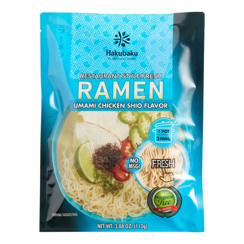 Hakubaku Umami Chicken Shio Flavor Fresh Ramen