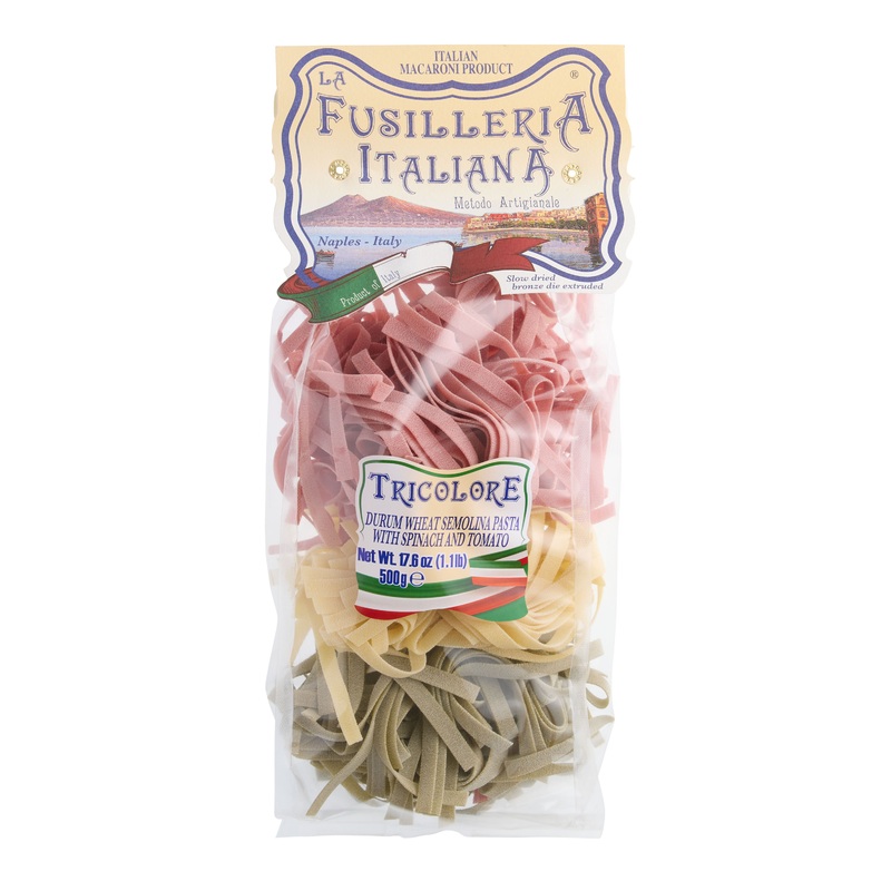 La Fusilleria Tricolor Tagliatelle Pasta
