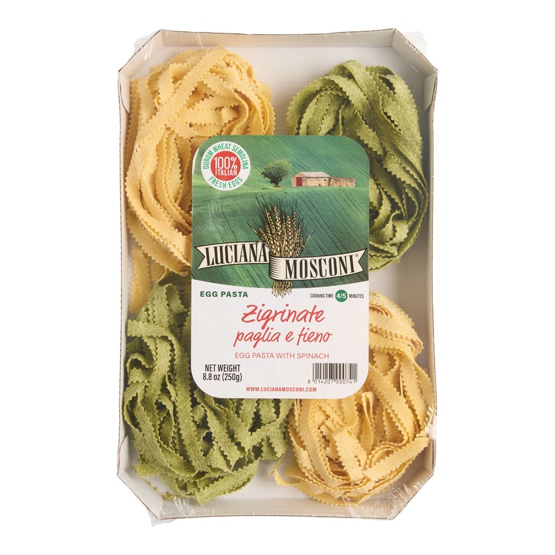 Luciana Mosconi Zigrinate Spinach Egg Pasta