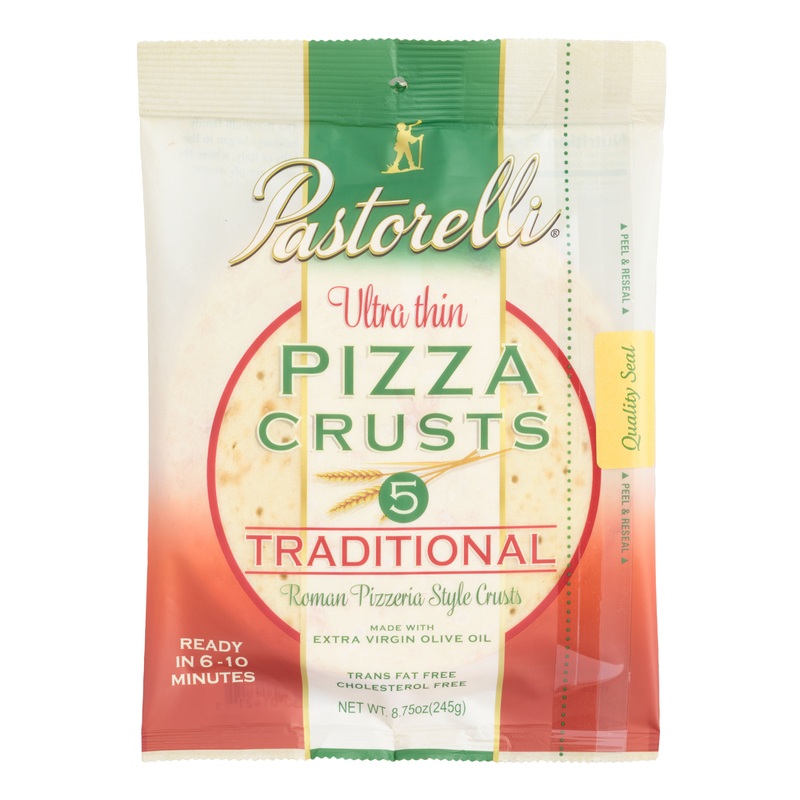 Pastorelli Ultra Thin 7 Inch Pizza Crusts 5 Pack