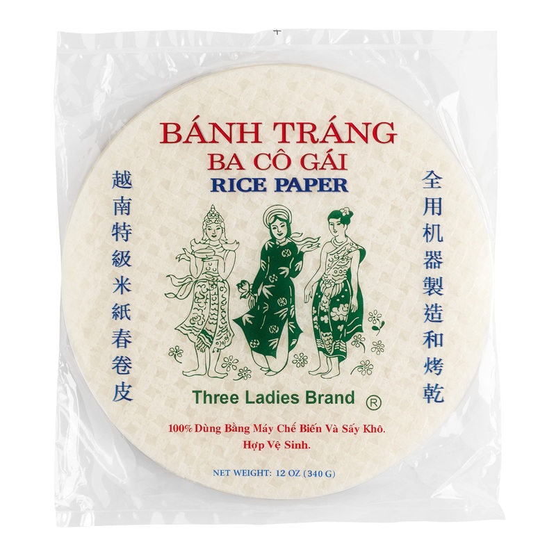 Three Ladies Spring Roll Rice Paper 32 Count