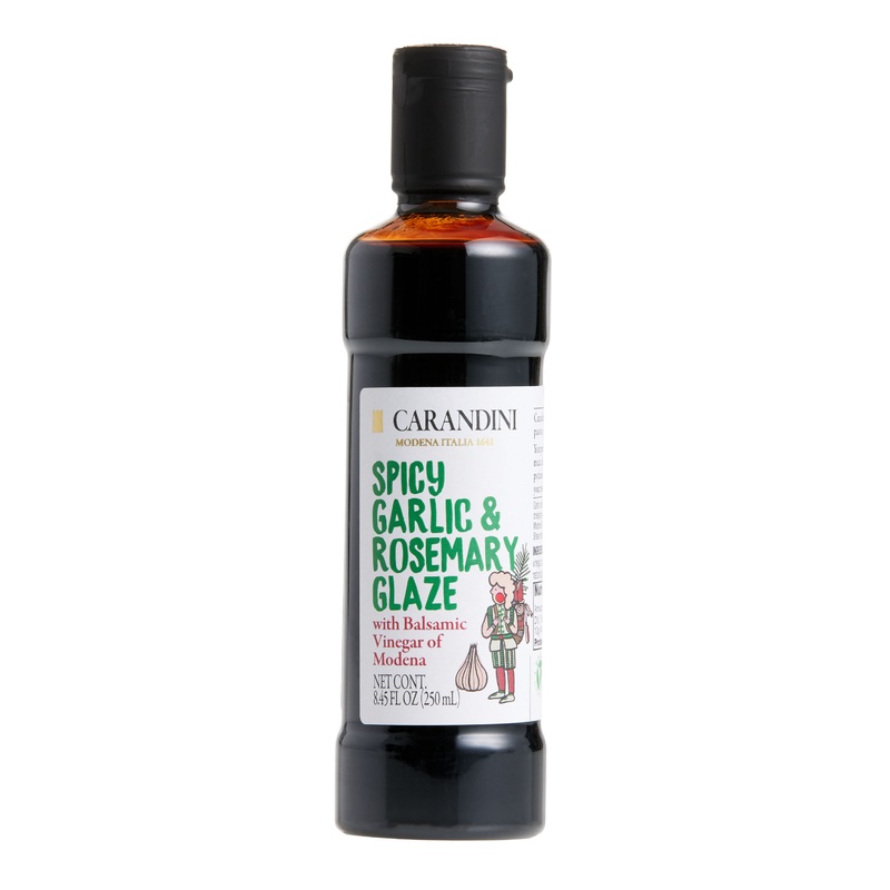 Carandini Spicy Garlic and Rosemary Balsamic Vinegar Glaze