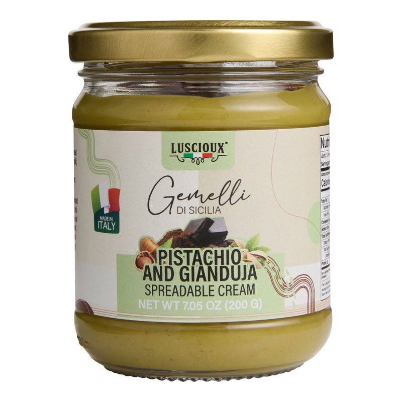 Luscioux Pistachio and Gianduia Cream Spread
