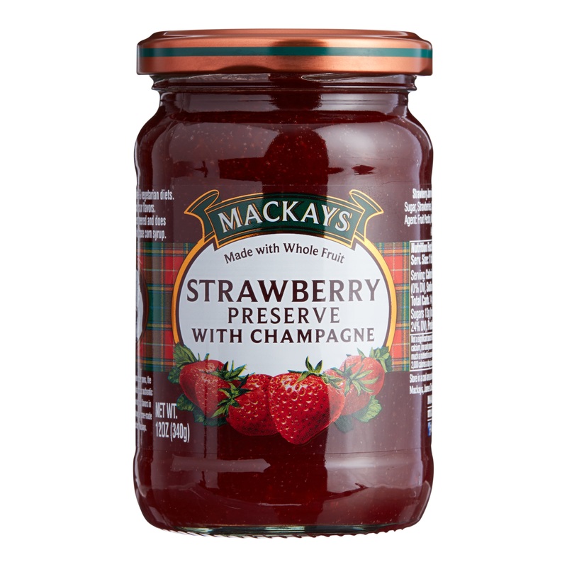 Mackays Strawberry Preserve with Champagne