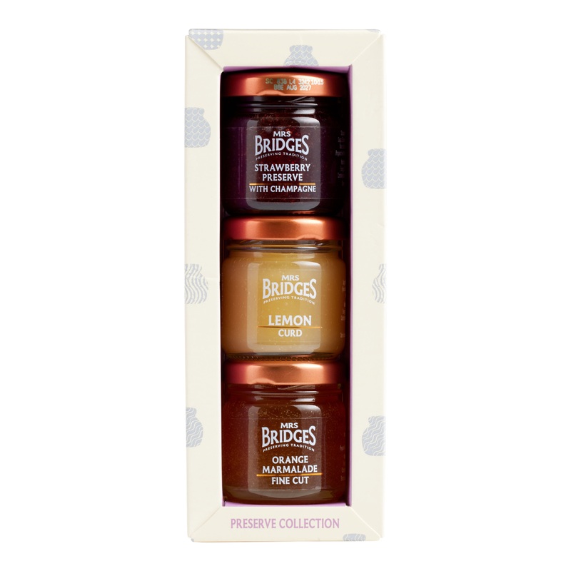 Mrs Bridges Mini Preserves Collection Gift Box 3 Pack