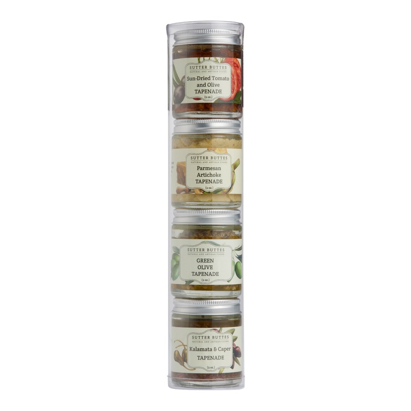 Sutter Buttes Mini Tapenade Gift Tube 4 Pack