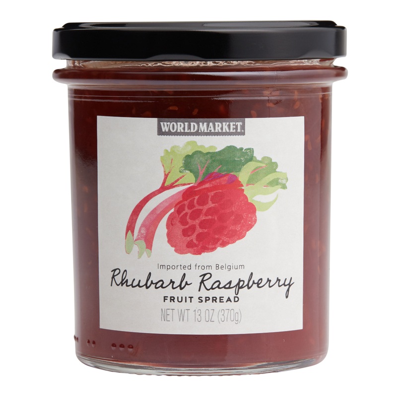 World Market Rhubarb Raspberry Fruit Spread