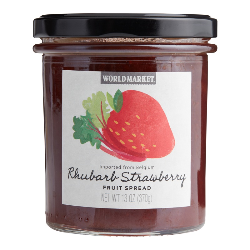 World Market Rhubarb Strawberry Fruit Spread