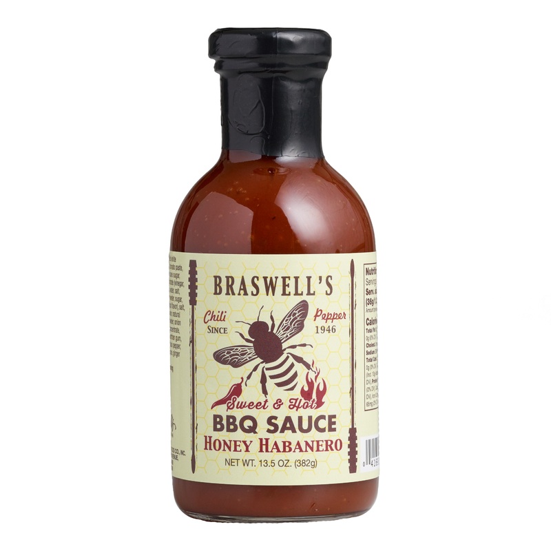 Braswell’s Sweet and Hot Honey Habanero BBQ Sauce