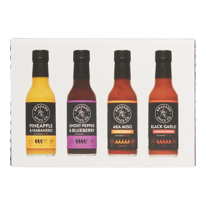 Bravado Spice Hot Sauce Gift Set 4 Pack