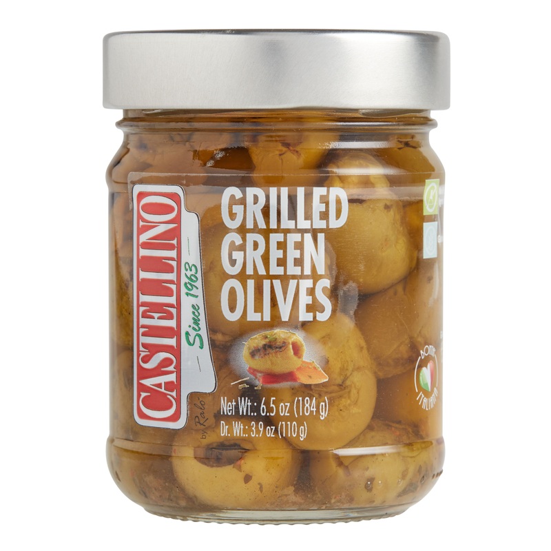 Castellino Grilled Green Olives