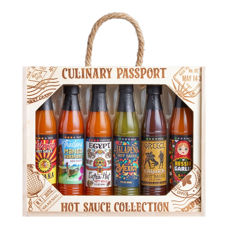 Culinary Passport Hot Sauce Collection 6 Pack