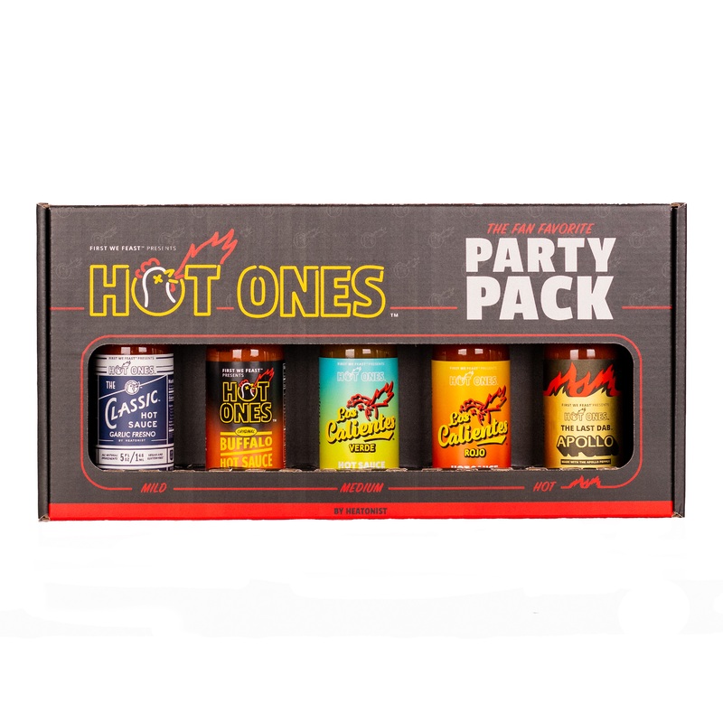 Heatonist Hot Ones The Fan Favorite Hot Sauce Party 5 Pack