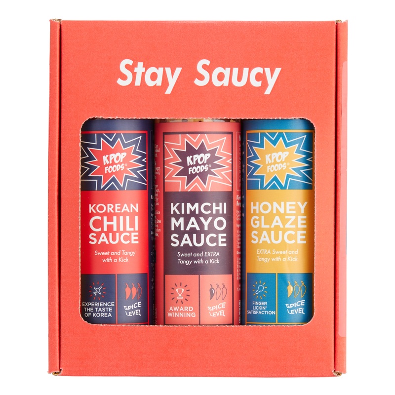 KPOP Foods Stay Saucy Sauce Gift Set 3 Pack