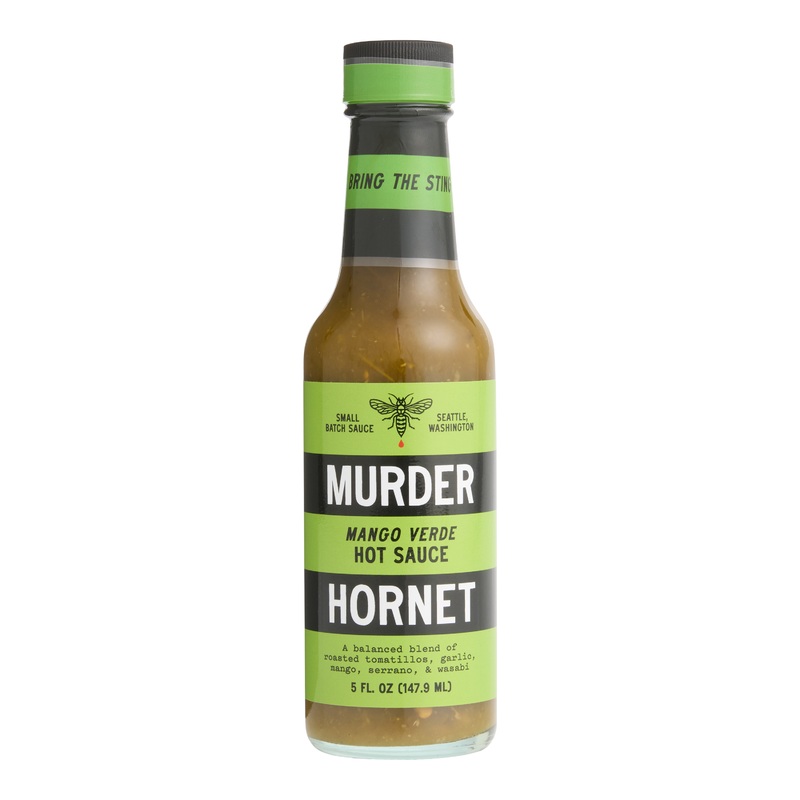Murder Hornet Mango Verde Hot Sauce