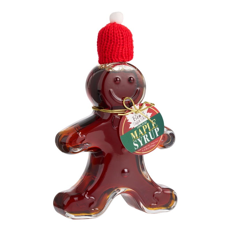 Ben’s Sugar Shack Pure Maple Syrup Gingerbread Man Bottle