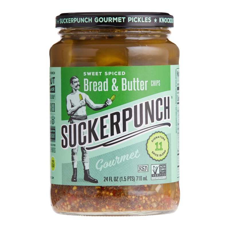SuckerPunch Sweet Spiced Bread and Butter Pickle Chips